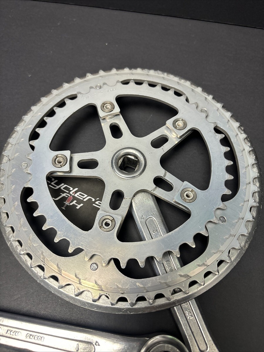 Vintage Sugino 165 Crankset Idol Square Taper Crank Super Maxy 40