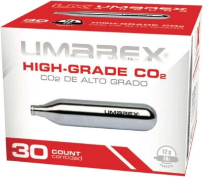 30pack Umarex High-Grade CO2 Cartridges for Pellet Guns BB Guns and Airsoft Guns