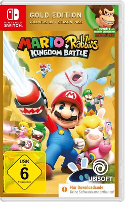 Mario & Rabbids Kingdom Battle Gold Edition - Nintendo Switch (NEU & OVP!)