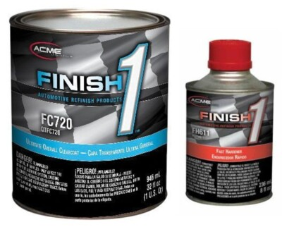 #ad #ad Sherwin Williams Finish 1 FC720 2K Urethane Clearcoat Fast Hardener FH611 4:1 $54.99