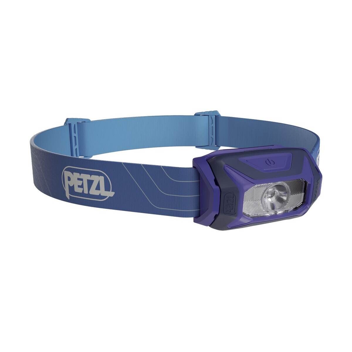 LINTERNA FRONTAL PETZL TIKKINA AZUL E060AA01 300 LUMENES - 3 MODOS ILUMINACION