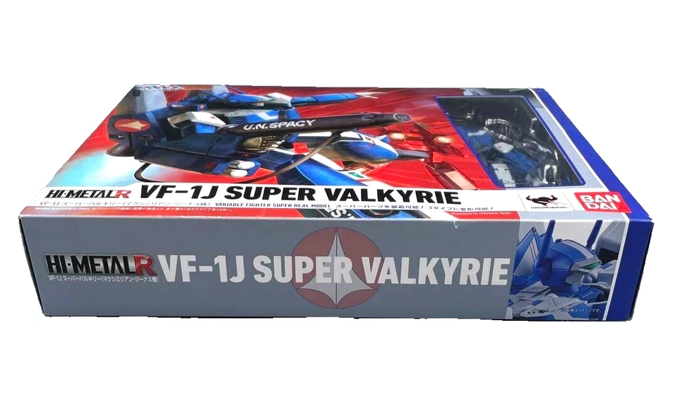 BANDAI Hi-Metal R VF-1J Super Valkyrie Maximilian Jenius Custom Macross NUEVO Foto 4 de 4