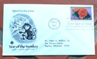 CHINESE LUNAR NEW YEAR OF THE MONKEY  2016 PCS CACHET FDC