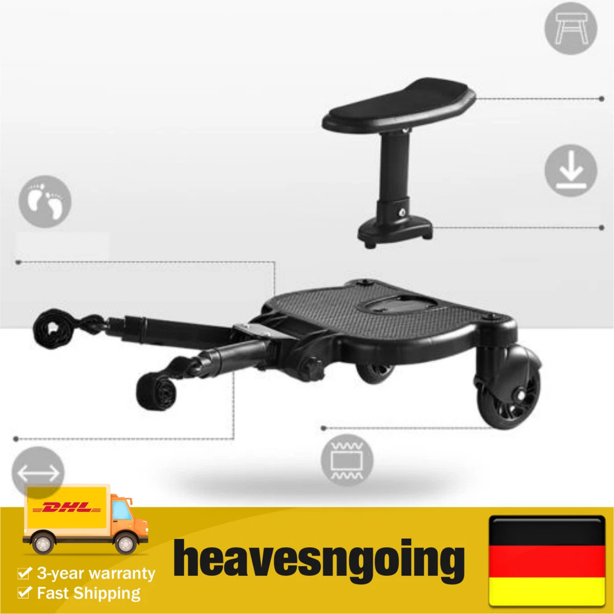 abc design kinderwagen ABC Design Kinderwagen Buggy Ping 3 Travel main image 1
