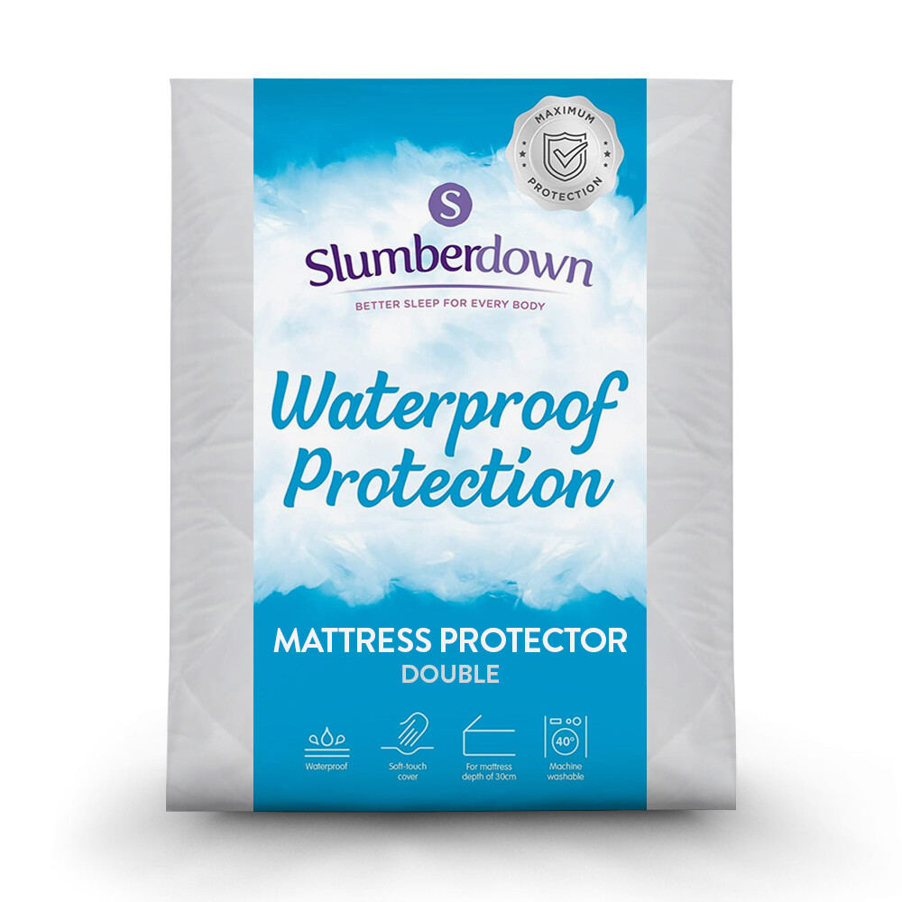Slumberdown Waterproof Mattress Protector - Double