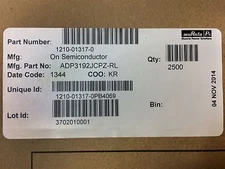 ADP3192JCPZ ON SEMI ADP3192JCP IC BUCK CTRLR 8BIT PROG 40LFCSP ROHS 20 PIECES