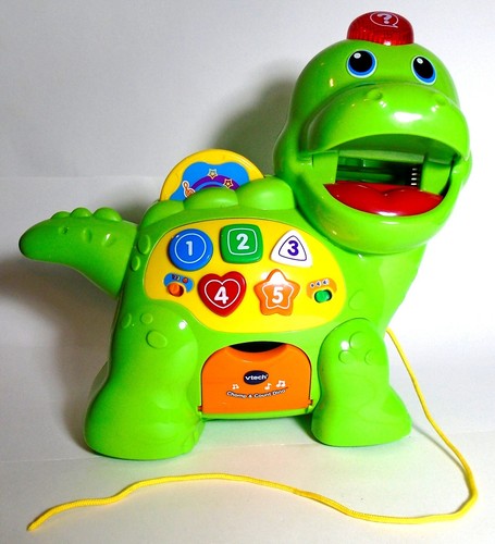 VTech Chomp & Count Dino Replacement Dinosaur Only - Tested - Works