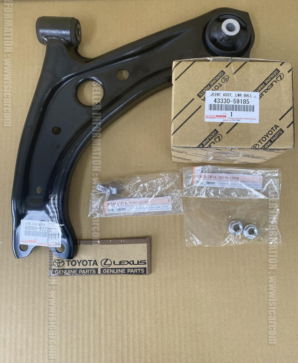 TOYOTA トヨタ 純正品 ロアアーム 48069-52230 TOYOTA SIENTA HYBRID G MXPL10G FR SUSP ARM SUB-ASSY, LOWER, NO.1