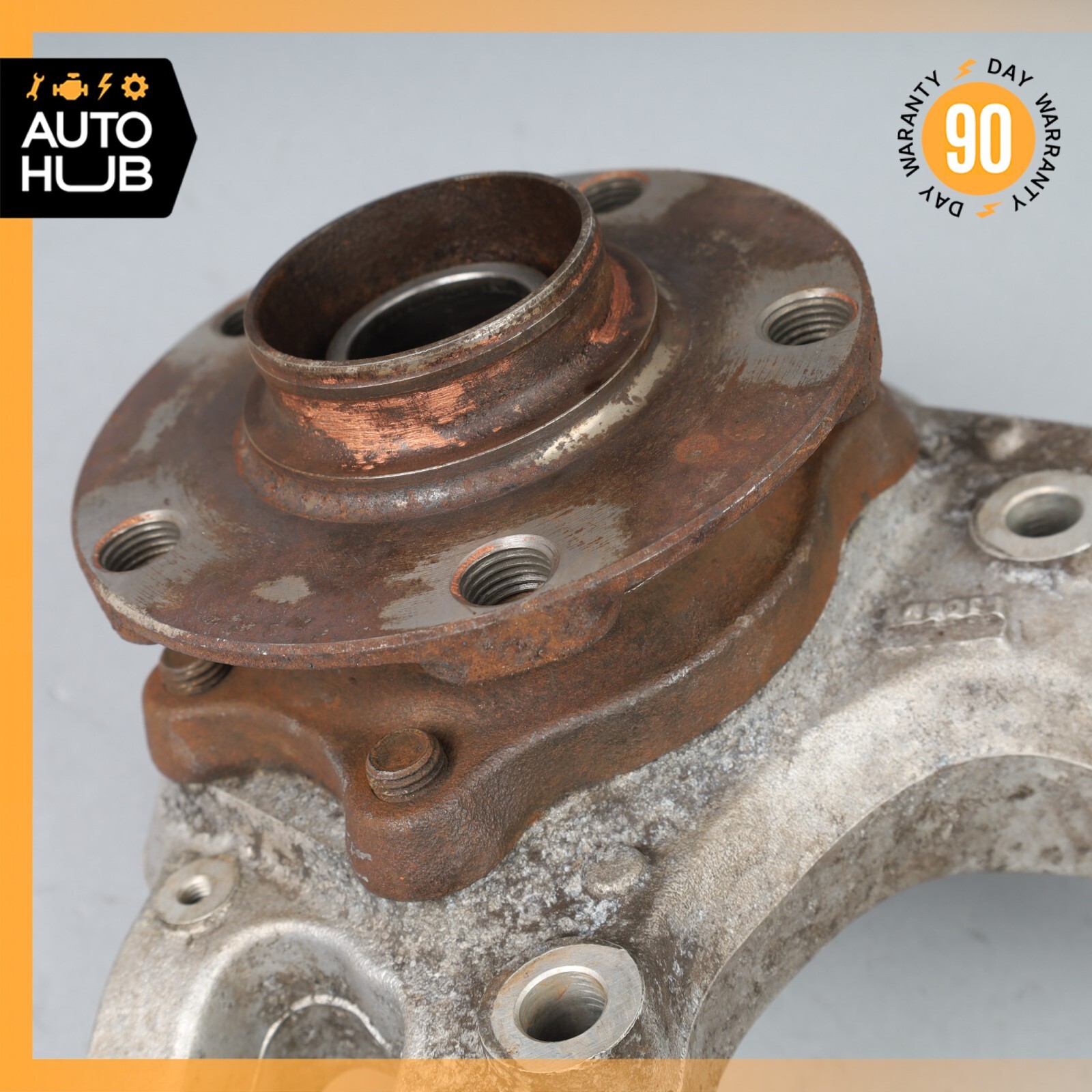 Bentley Continental Flying Spur Rear Right Side Spindle Knuckle Hub OEM 80k