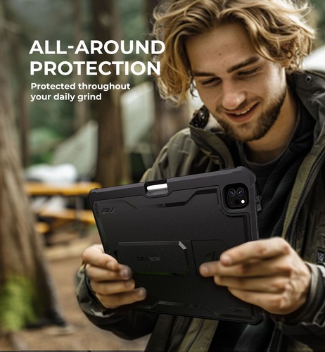Dexnor Case for iPad Pro 12.9 Inch 6th/5th/4th Generation, Heavy Duty Shockproof - Picture 19 of 60