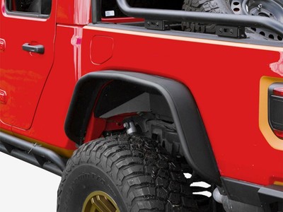 Rugged Ridge Tube Fenders Black 11615.49 Fits 2020-2024 Gladiator JT