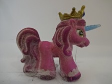 Konie / klaczka jednorożec " fioletowy jednorożec z niebieskim rogiem - ok. 45 mm