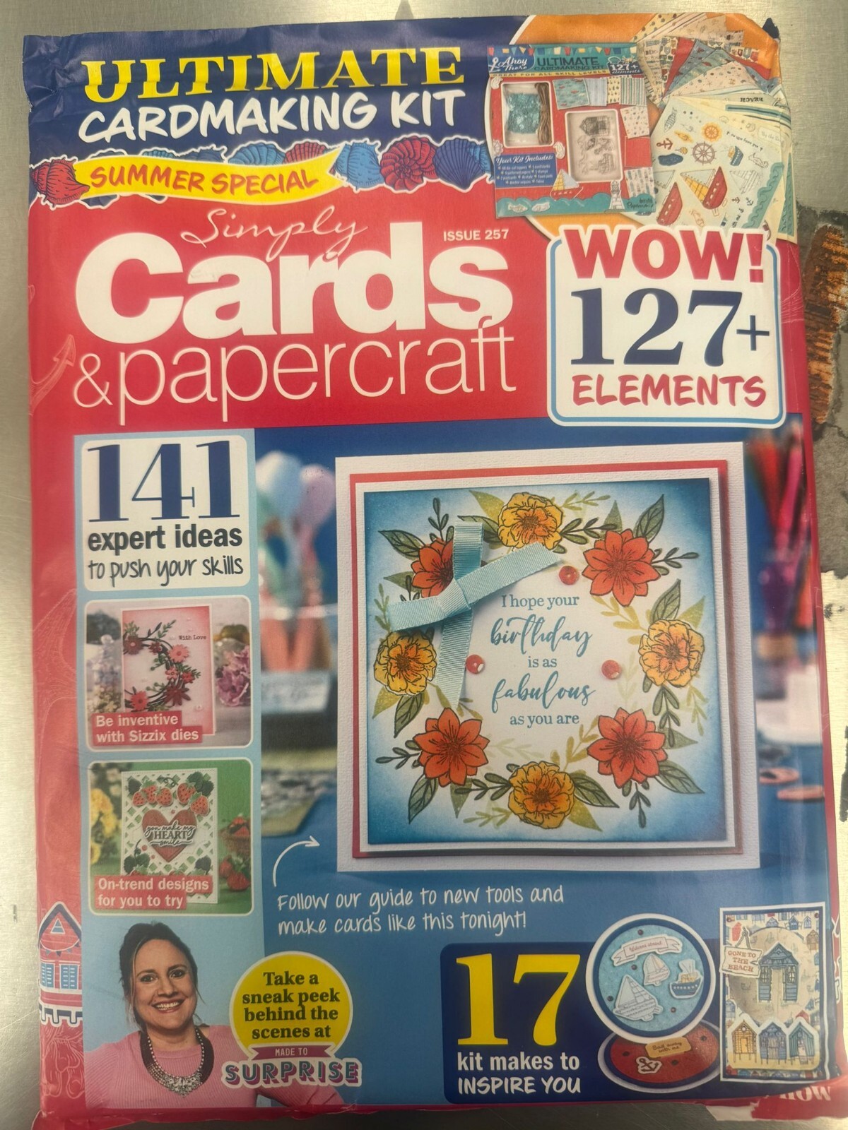 Simply Cards & Papercraft magazine #257 2024 + Ultimate Cardmaking kit