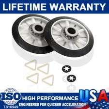349241T 349241 WP4392065 Dryer Drum Roller Kit For Whirlpool Kenmore Sear 691366