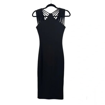 midi dress slim fit Women's Knee Length Dress Work Dress Bodycon Shift Dress Elegant Fashion Modern Outdoor Office Vacation Regular Fit Plain Long Sleeve V Neck Black