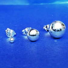 Ohrstecker Kugel Ball rund Ohrringe klassisch...