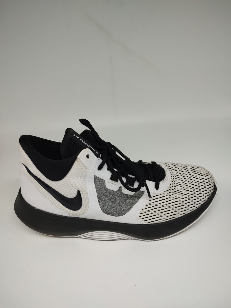 Nike Air Precision 2 II Basketball Shoes Size 7 white-black  display picture 1