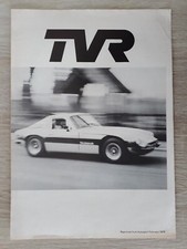 TVR Taimar 3.0 V6 Road Test Brochure 1978