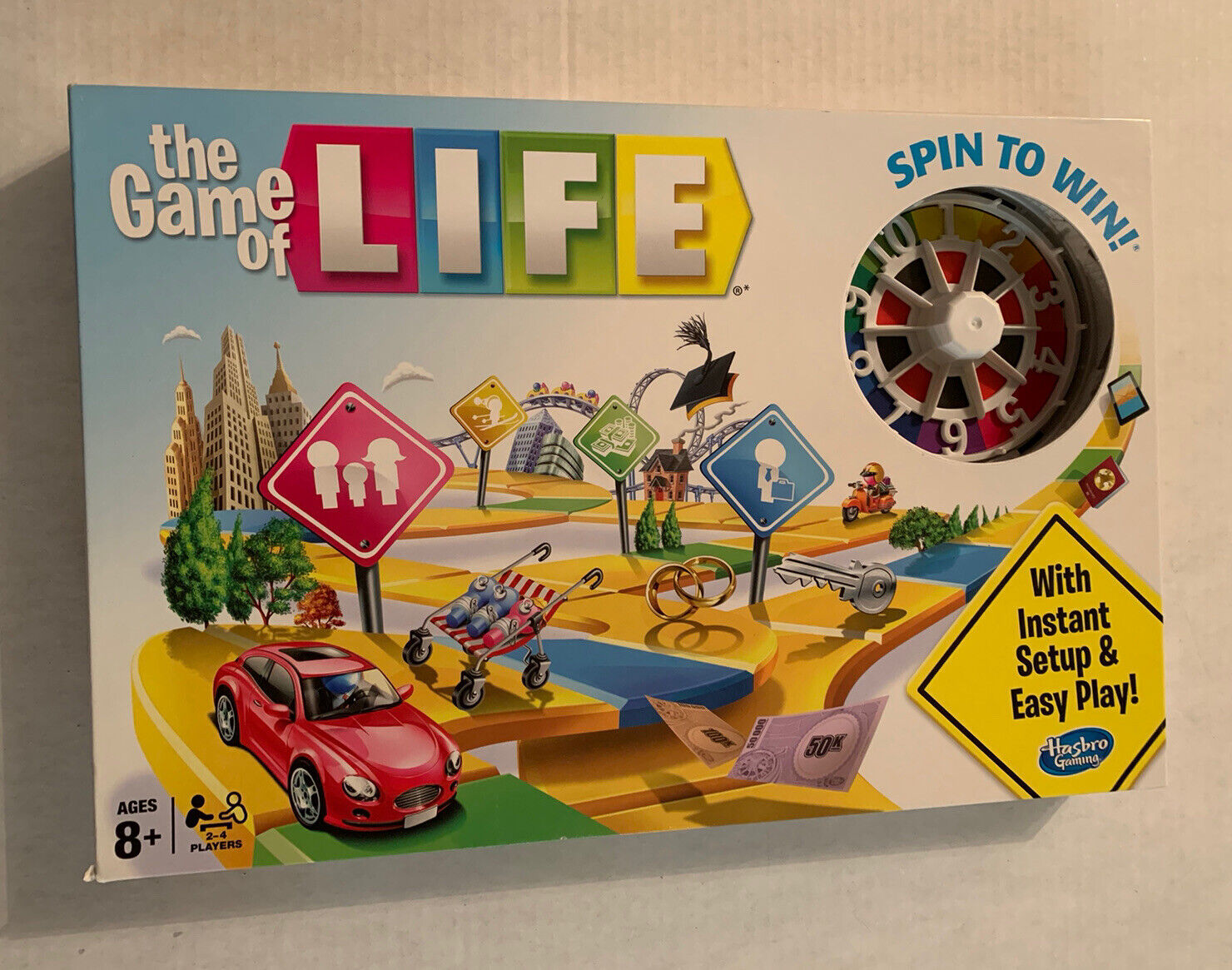 What are the instructions for the HASBRO Game of Life 2013