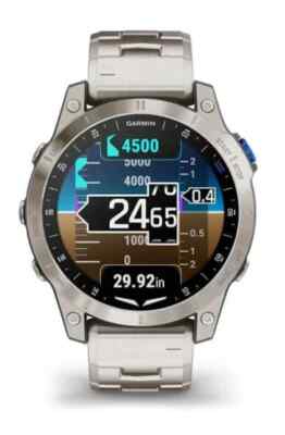 Montre Connectée Garmin D2 Air Aviateur - GPS Cardio 44mm - Gris (Occasion)