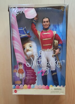 New Vintage Barbie in the Nutcracker Ken As Prince Eric Doll 2001 Mattel 50793