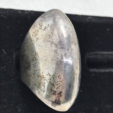 Vintage   Sterling SIlver  Unique Wide Domed Design  Ring  sz 7