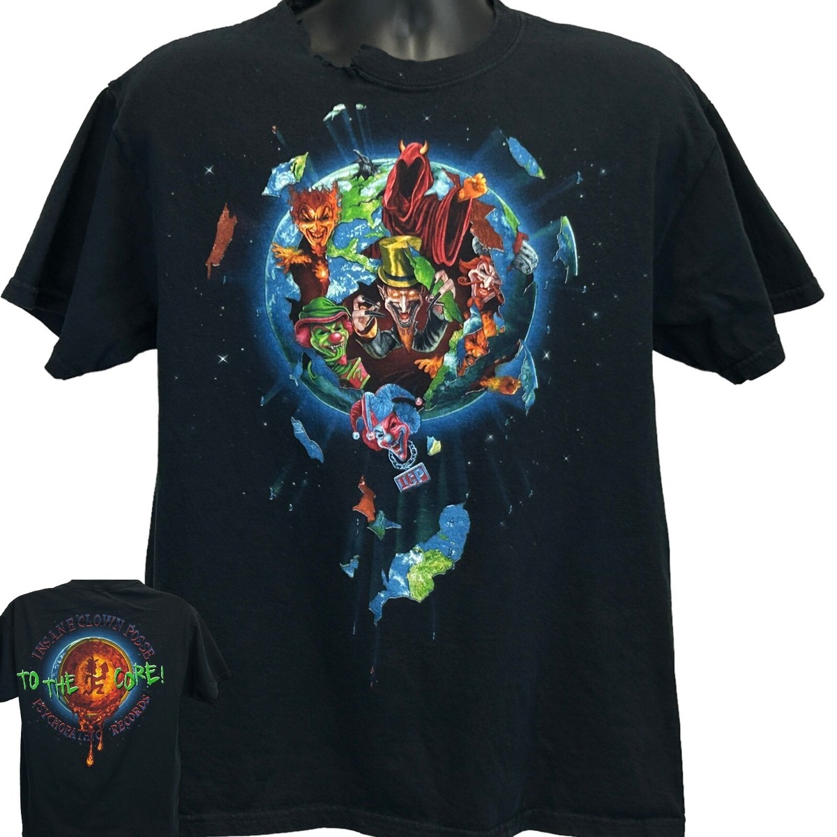 Insane Clown Posse T Shirt Mens Large ICP To The Core Psychopathic