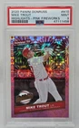 2020 Donruss Pink Fireworks Foil Refractor MIKE TROUT CARD PSA 9 MINT