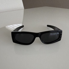 Saint Laurent SL M140 001 Women  s Oversized Rectangle Black Sunglasses UV400