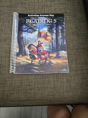BJU Press Reading 5 Activities Answer Key (3rd Edition)  Quests: NEW: FREE SHIP
