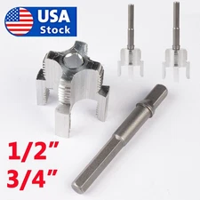 DN15 DN20 Pipe Threading Tool Hex Shank Die Internal External Threads 1/2&3/4 KU