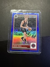 2023-24 Panini Nba Hoops Premium Stock - Jakob Poeltl #122 Blue Prizm /120