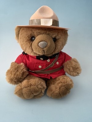 RCMP Mountie Teddybär - lizenzierter Plüsch - 22 cm - Hutband lose