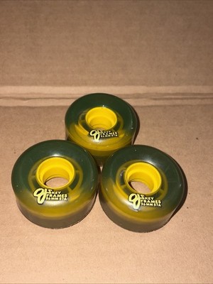 3 OJ Wheels Key Frames Smokey Clear Skate Wheels 56mm 87A