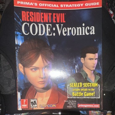 Prima Games Resident Evil CODE: Veronica Strategy Guide Map Poster Bonus