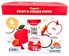 Once Upon A Farm Organic Fruit  Veggie 6 x 1.5 Oz