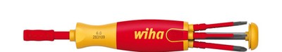 Wiha Schraubendreher Set LiftUp electric 6tlg VDE slimBits Bit-Magazin