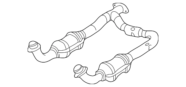 Genuine GM 3-Way Catalytic Converter with Studs 19208463 — 第 2/3 张图片