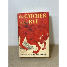 Catcher in the Rye JD Salinger Hardcover Dust Jacket Book of the Month Club 1951