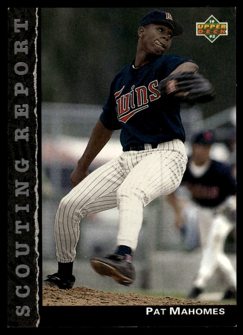 1992 Upper Deck #SR16 Pat Mahomes Scouting Report