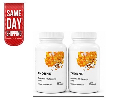 Thorne Curcumin Phytosome 1000mg Dietary Supplement | 120 Capsules pack of 2 New