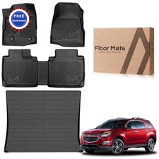 Automotive Floor Mats  Cargo Liner 4PCS 2Row  for Chevy Equinox GMC Terrain