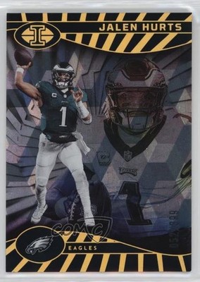 2024 Panini Illusions Trophy Collection Cubic 52/399 Jalen Hurts #70 8mm