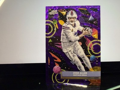 Topps 2025 Topps Chrome Josh Allen #10 10/75 Buffalo Bills Football