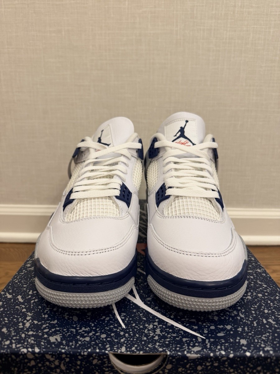 Size 11.5 - Jordan 4 Retro Mid Midnight Navy for sale online | eBay