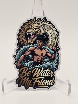 Bruce Lee-Be Water Magnet 2''x3''