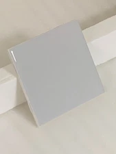 Vintage New American Olean  4 1/4" x 4 1/4"  Seagull Gray #0043  Gloss