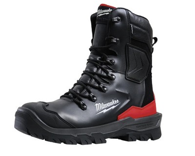 Milwaukee Armourtred AMT S7S Sicherheitsstiefel schwarz wasserdicht strapazierfähig Arbeitsstiefel