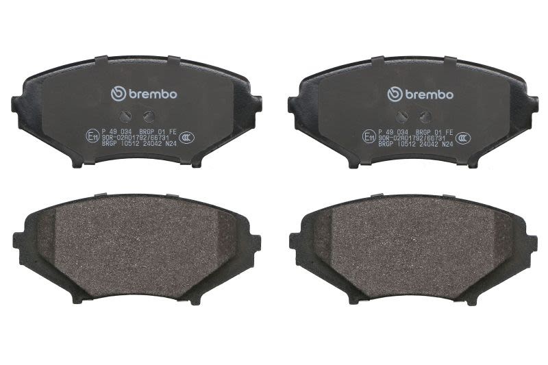 Plaquettes de frein RX-8 1.3 Brembo à faible émission de poussière et silence absolu