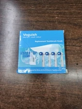 Voguish Replacement Toothbrush Heads for Braun & Oral-B - 4 Count